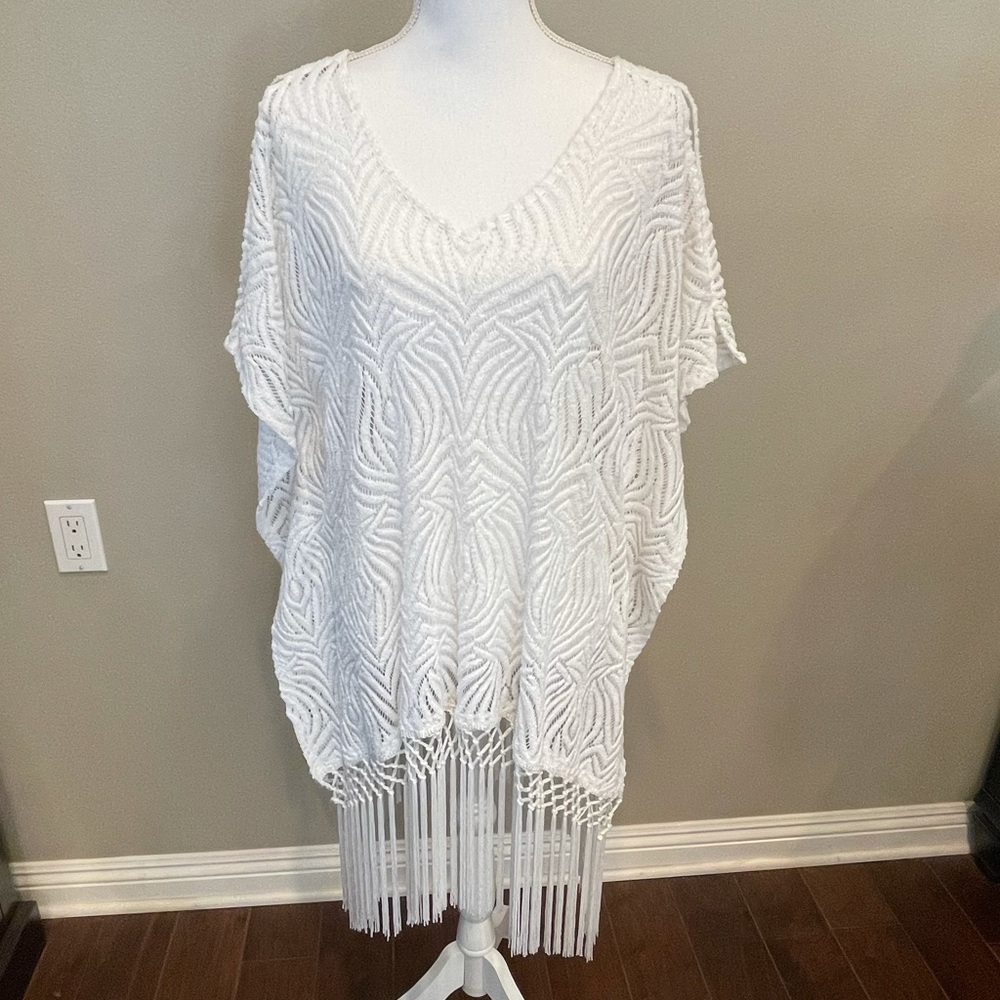 Chico’s Fringe Poncho